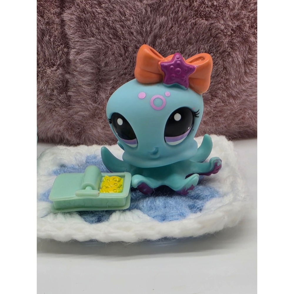 Littlest Pet Shop Octopus Dollhouse Accessory Figure Lot #2237 - Picture 5 of 14